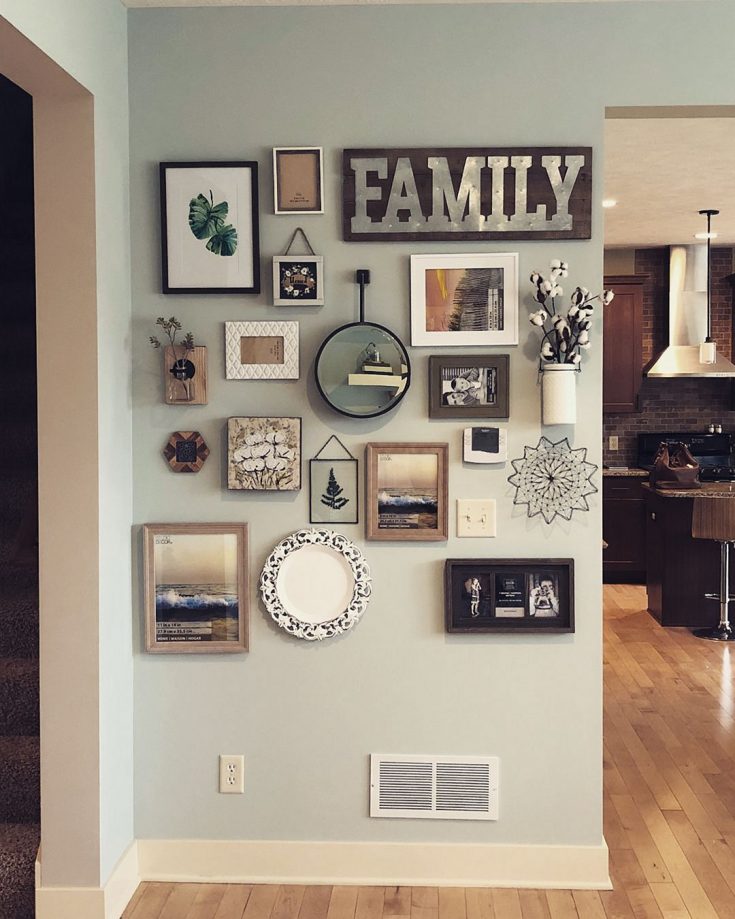 Living Room DIY Photo Collage Ideas