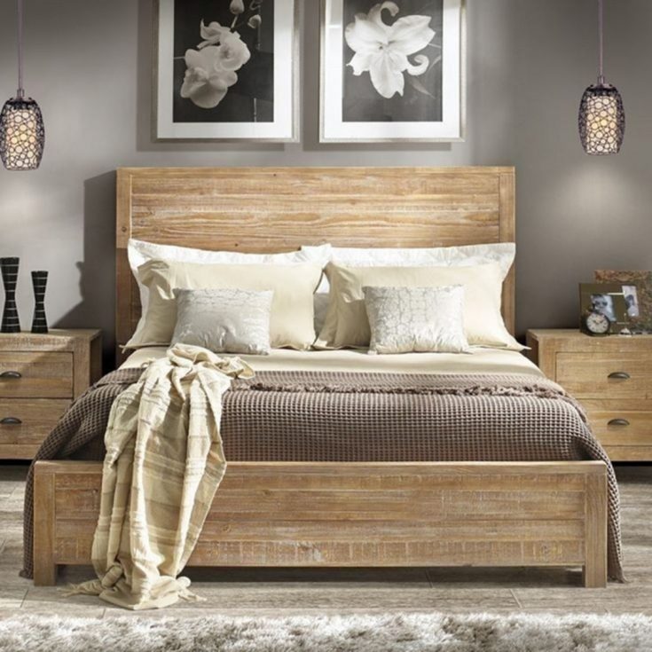 Rustic Bedroom Dominant Wood Material
