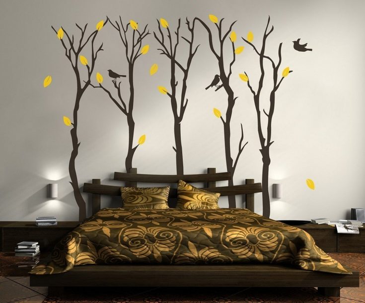 Tree Painted Wall Decoration