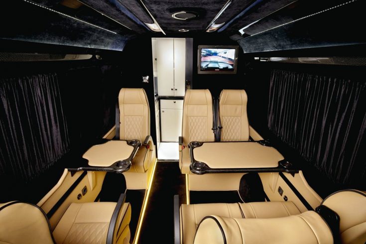Household Luxury Mercedes Van Interior Design