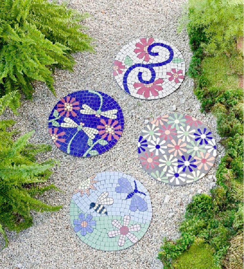 Mosaic Circle Mosaic Pathway Design for Garden
