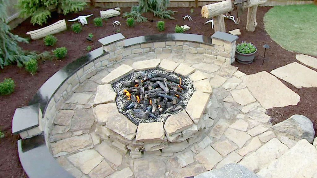 Simple DIY Stone Fire Pit Ideas For Cozy Winter
