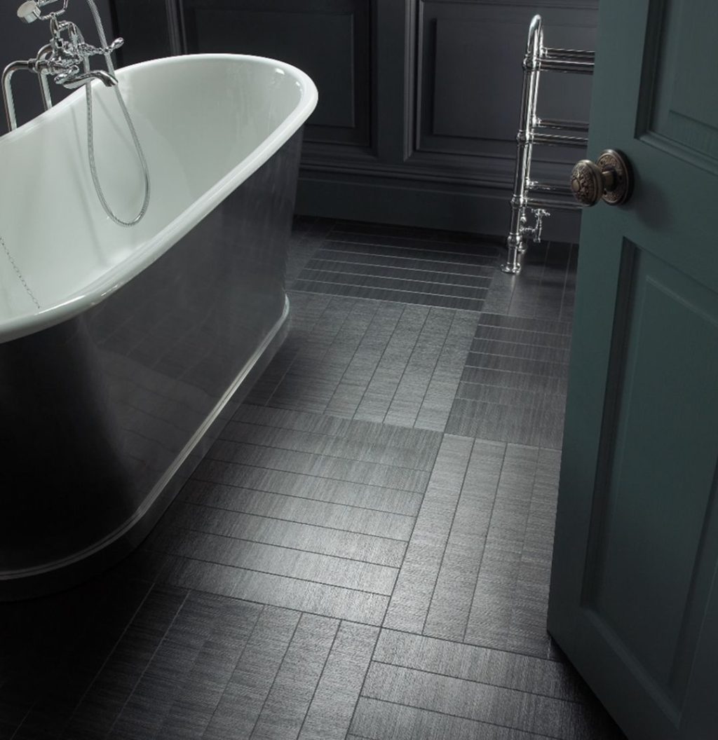 Black Luxury Bathroom Floor