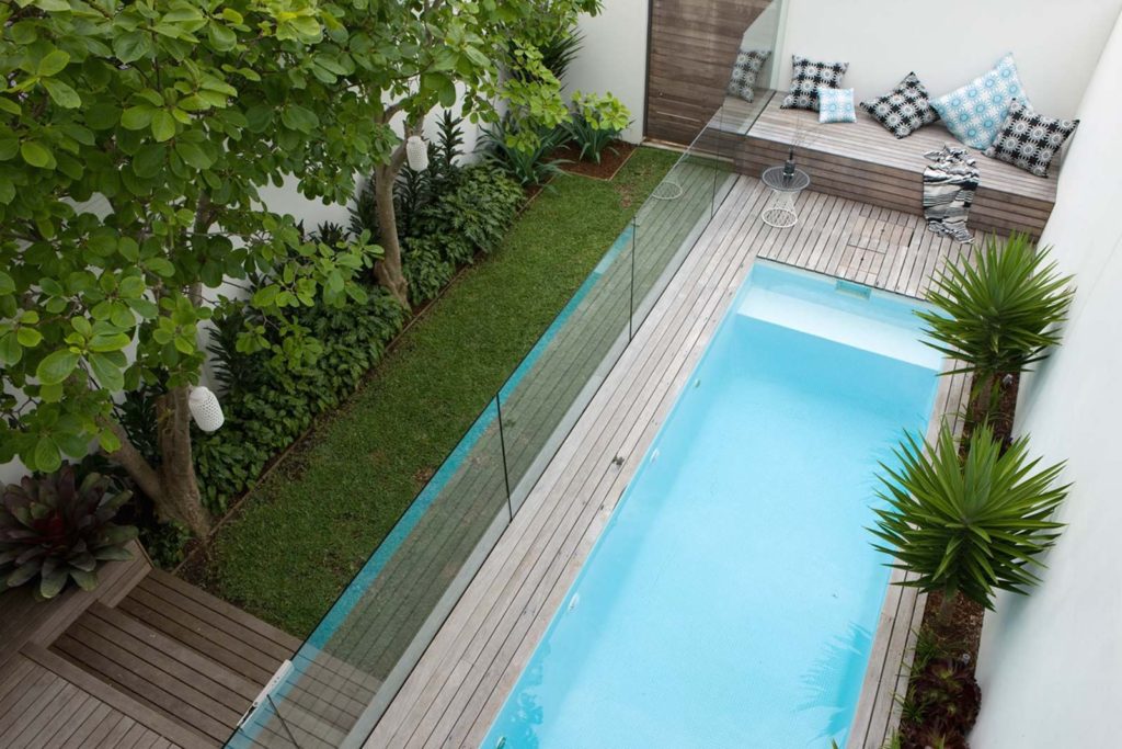 Secret Gardens with Minimalist Pool
