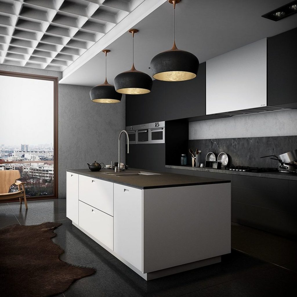 Cool Monochrome Kitchen Design Ideas