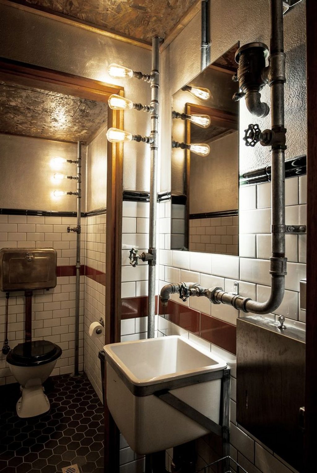 Enchant Industrial Bathroom Design
