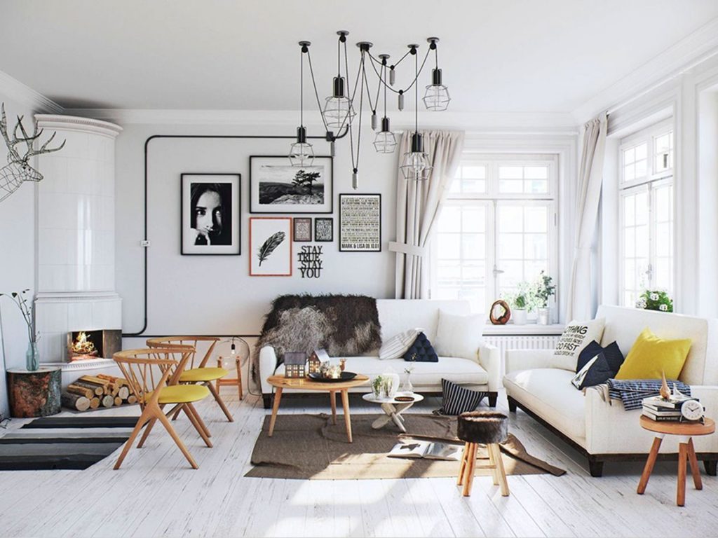 Living Room Scandinavian Style