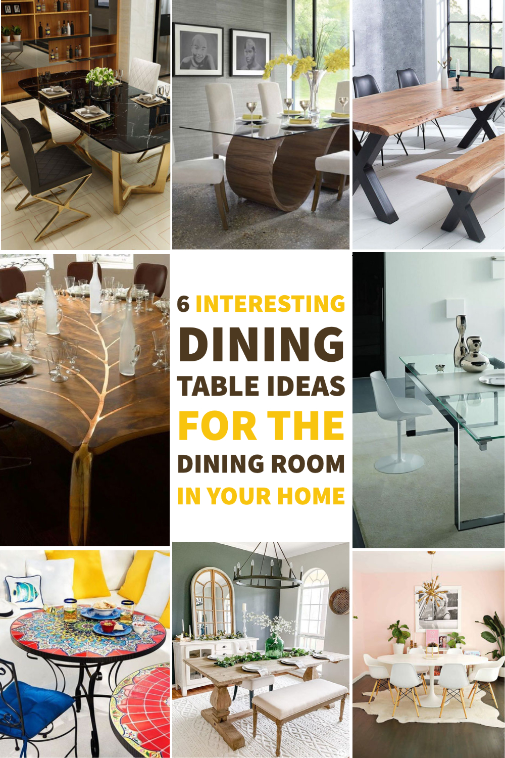 Interesting Dining Table Ideas