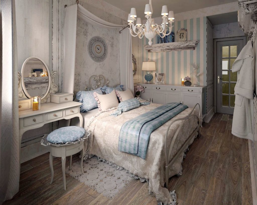 Shabby chic bedrooms for mom and daughter on Behance