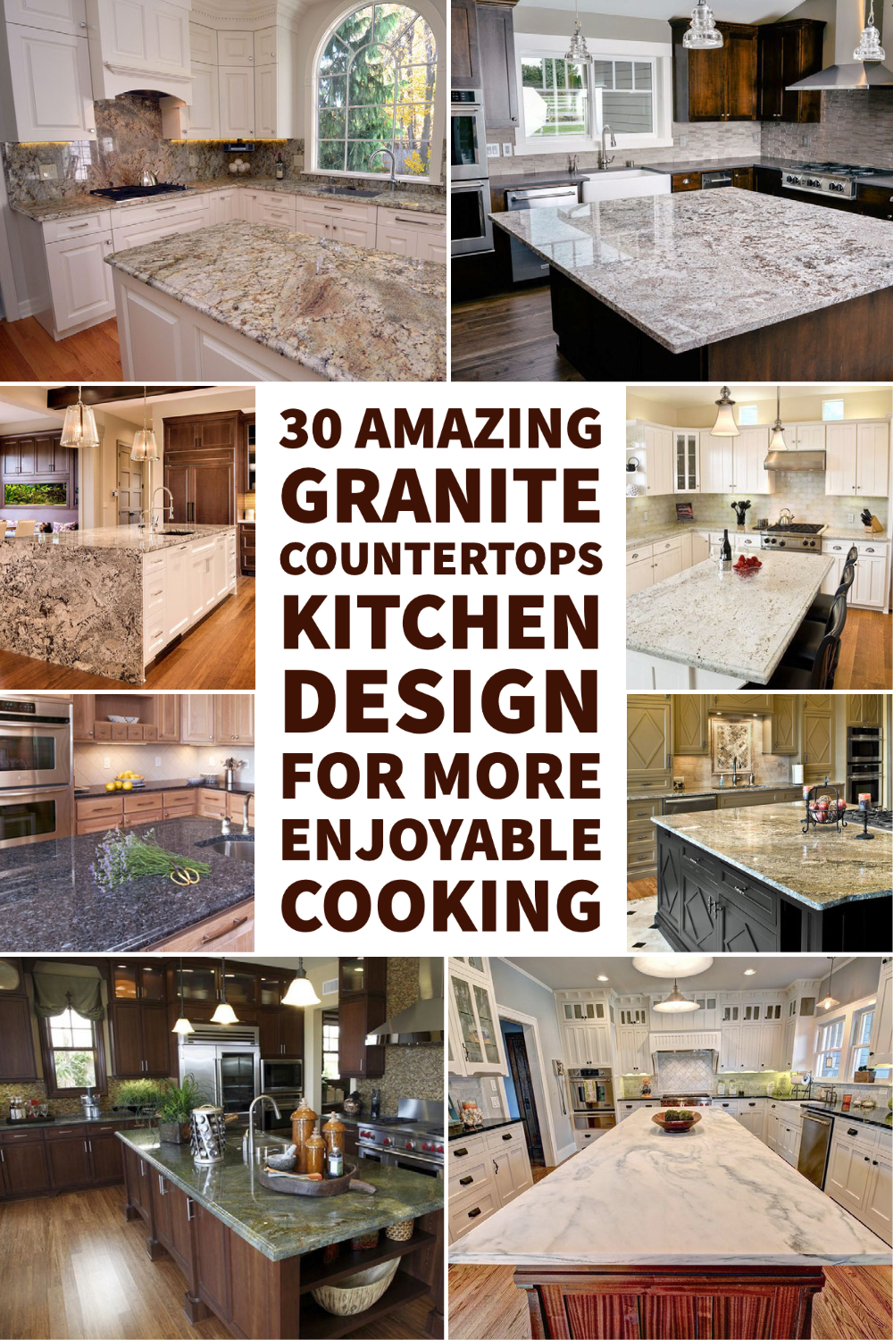 30 Amazing Granite Countertops Kitchen Design For More Enjoyable Cooking