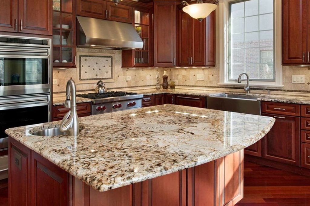 Fantastic Kitchen With Granite Countertops Installed source Stonelink