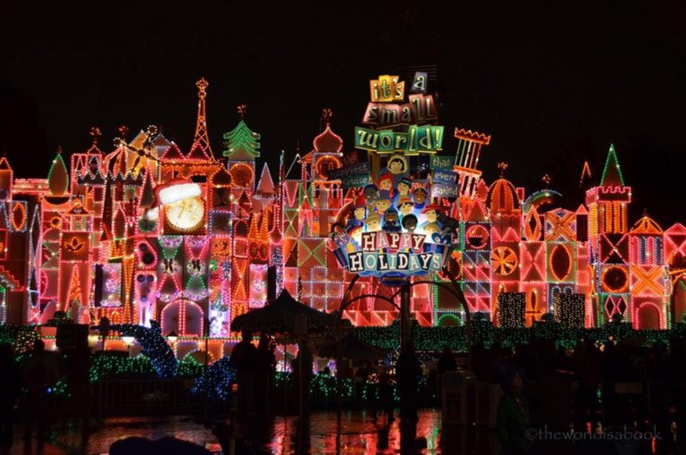 Disney World Winter Holidays and Christmas Decor source The World is A Book