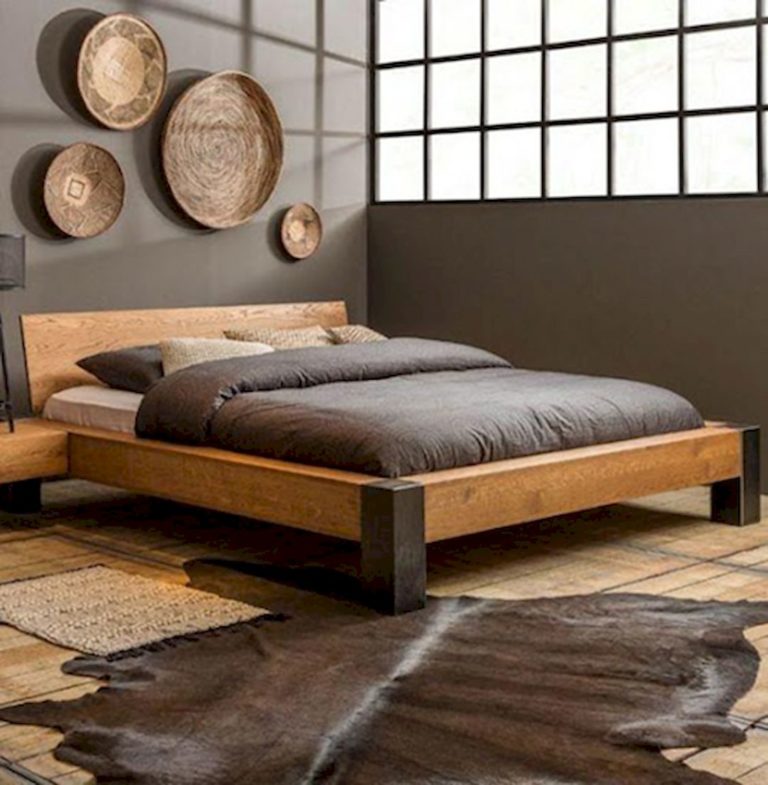 Elegant Simple Wood Bedding via 99images
