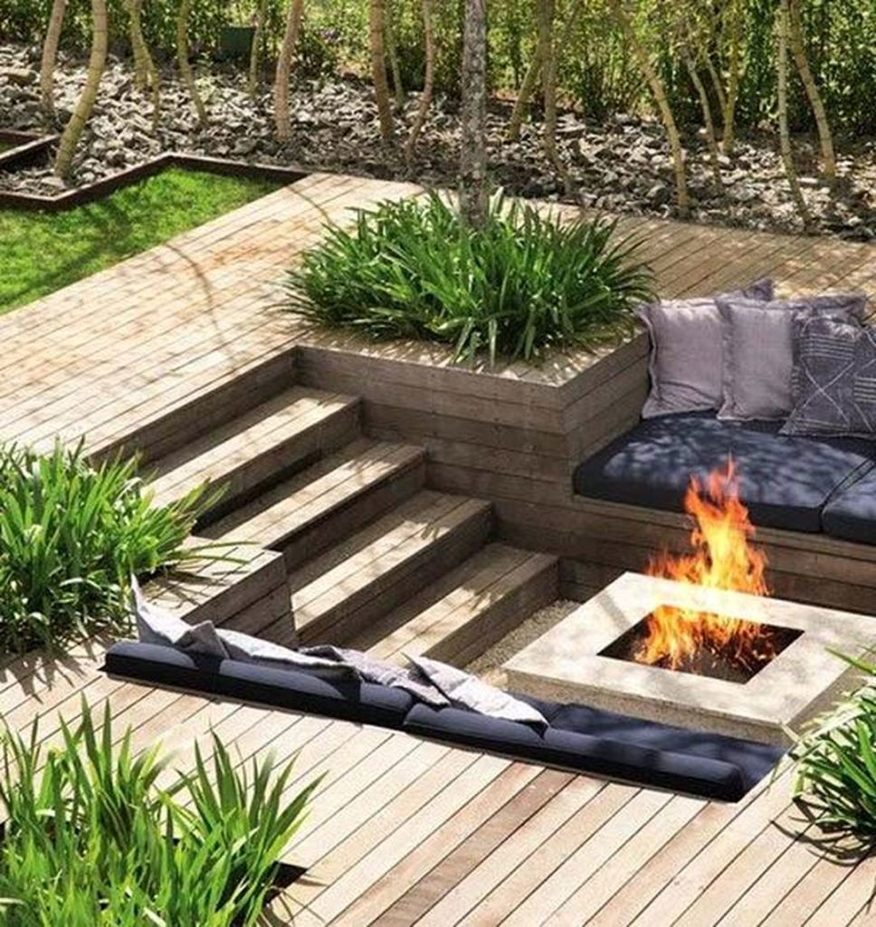Awesome Sunken Fire Pit Ideas To Steal for Cozy Nights source Woohome