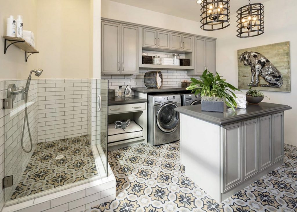 Design a Stylish and Organized Laundry Room source Toll Brothers