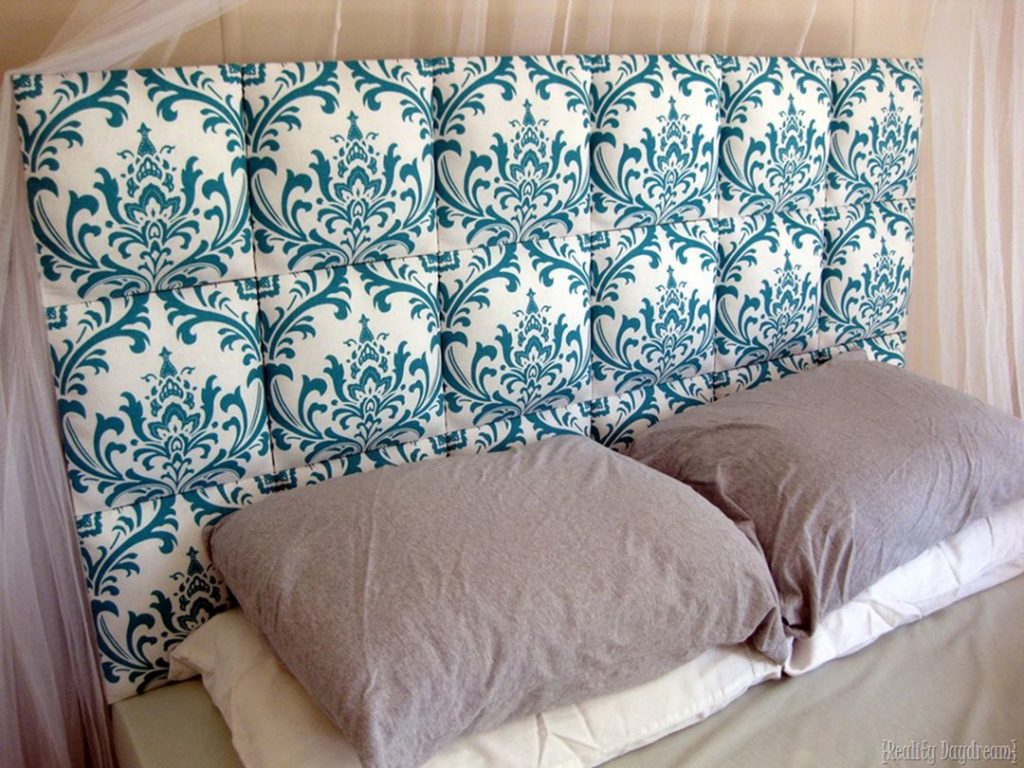 EASY Upholstered Headboard Tutorial source Reality Daydream