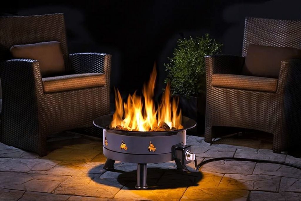 Electric Backyard and Patio Fire Pit Ideas source Homestratosphere