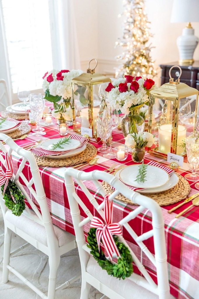 Festive Christmas Table Decorations