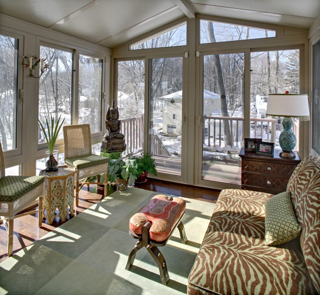Inspiration for a small eclectic sunroom design source Houzz