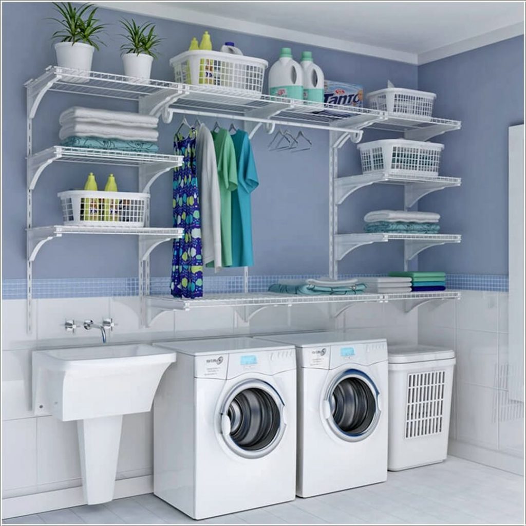 Laundry Room Shelving That Suits Your Needs and Style source Amazing Interior Design