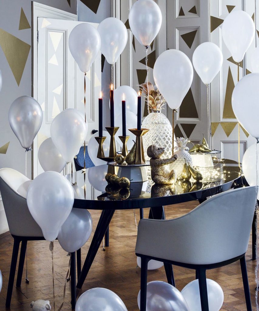 New Year party decoration ideas source Ideal Home