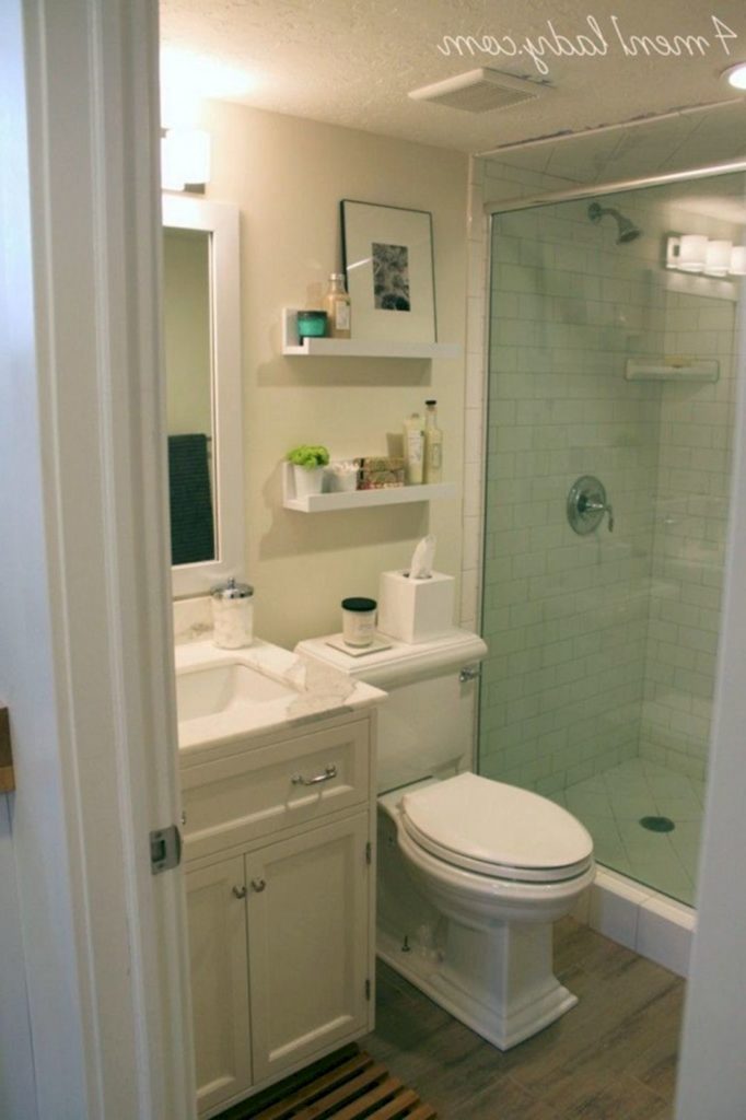 Awesome Small Bathroom Remodel Inspirations via diydecorideaz