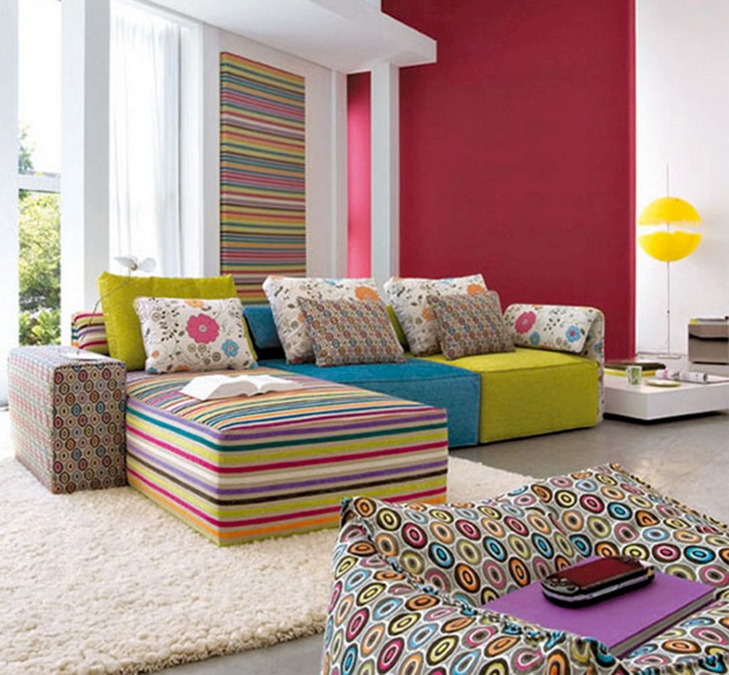 Colorful Interior decoration Design source pouted