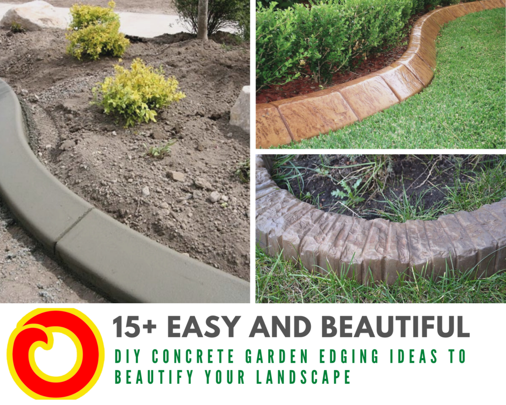 DIY Concrete Garden Edging Ideas To Beautify Your Landscape