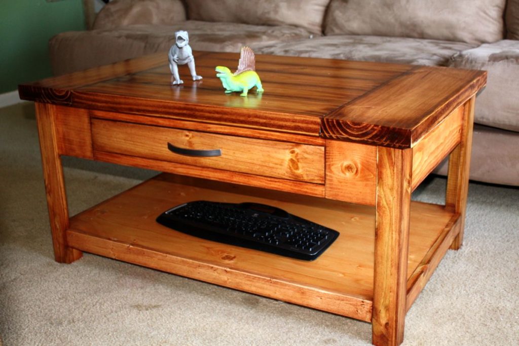 Woodworking Coffee Table ideas source Ana White
