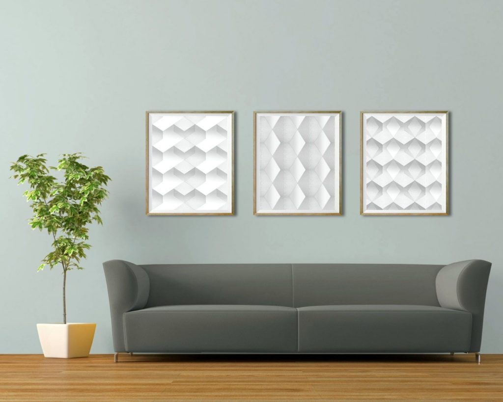 Elegant Modern minimalist wall decor from Etsy