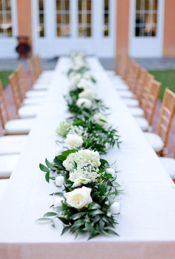 Rustic Greenery Wedding Table Decorations You Will Love