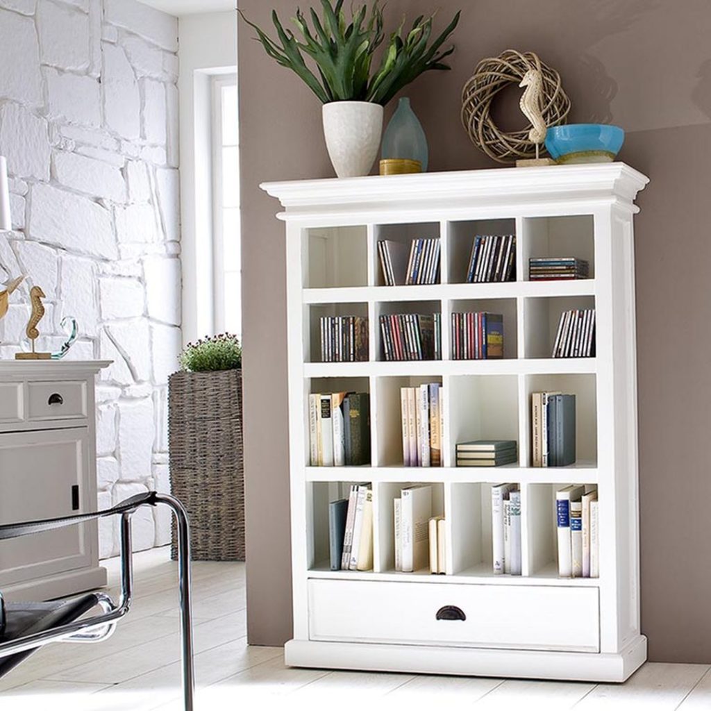 Wonderful White Bookcase