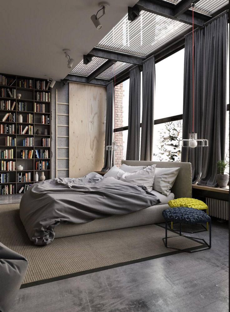 Industrial Bedroom Style Ideas