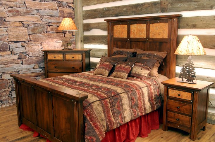 Rustic King Size Bed Frame