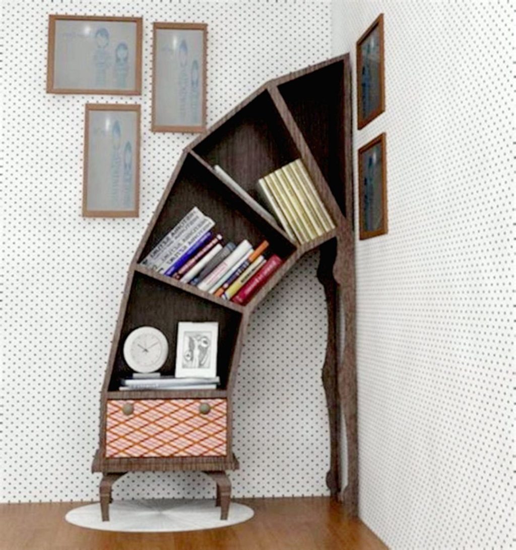 Beautiful Corner Shelf for Creative Home Decorating