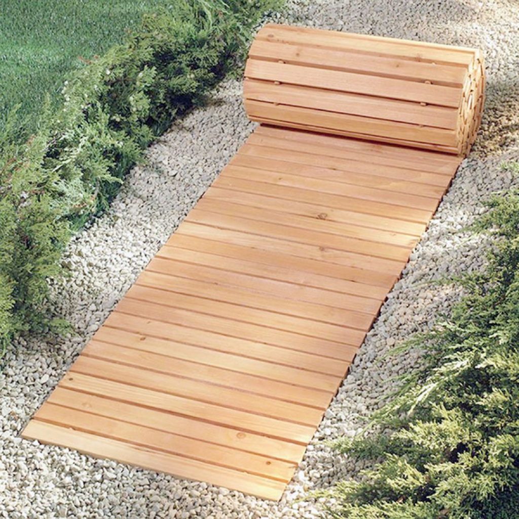Roll-Out Wooden Walkway
