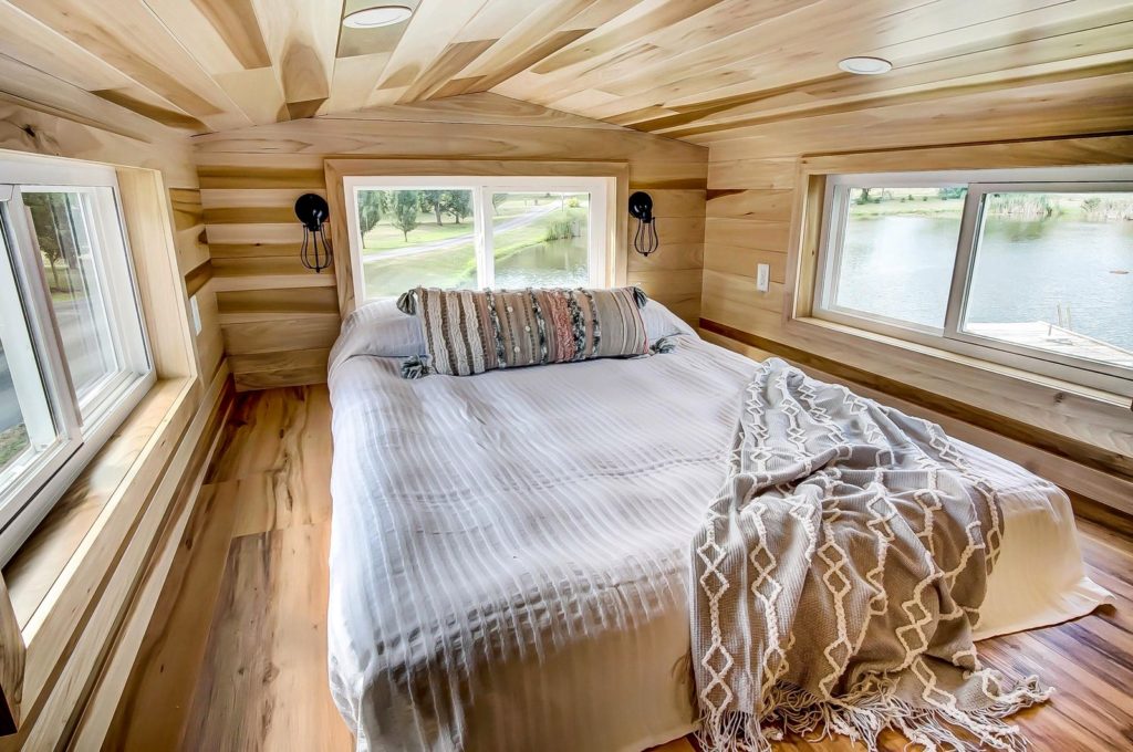 Compact tiny home on wheels
