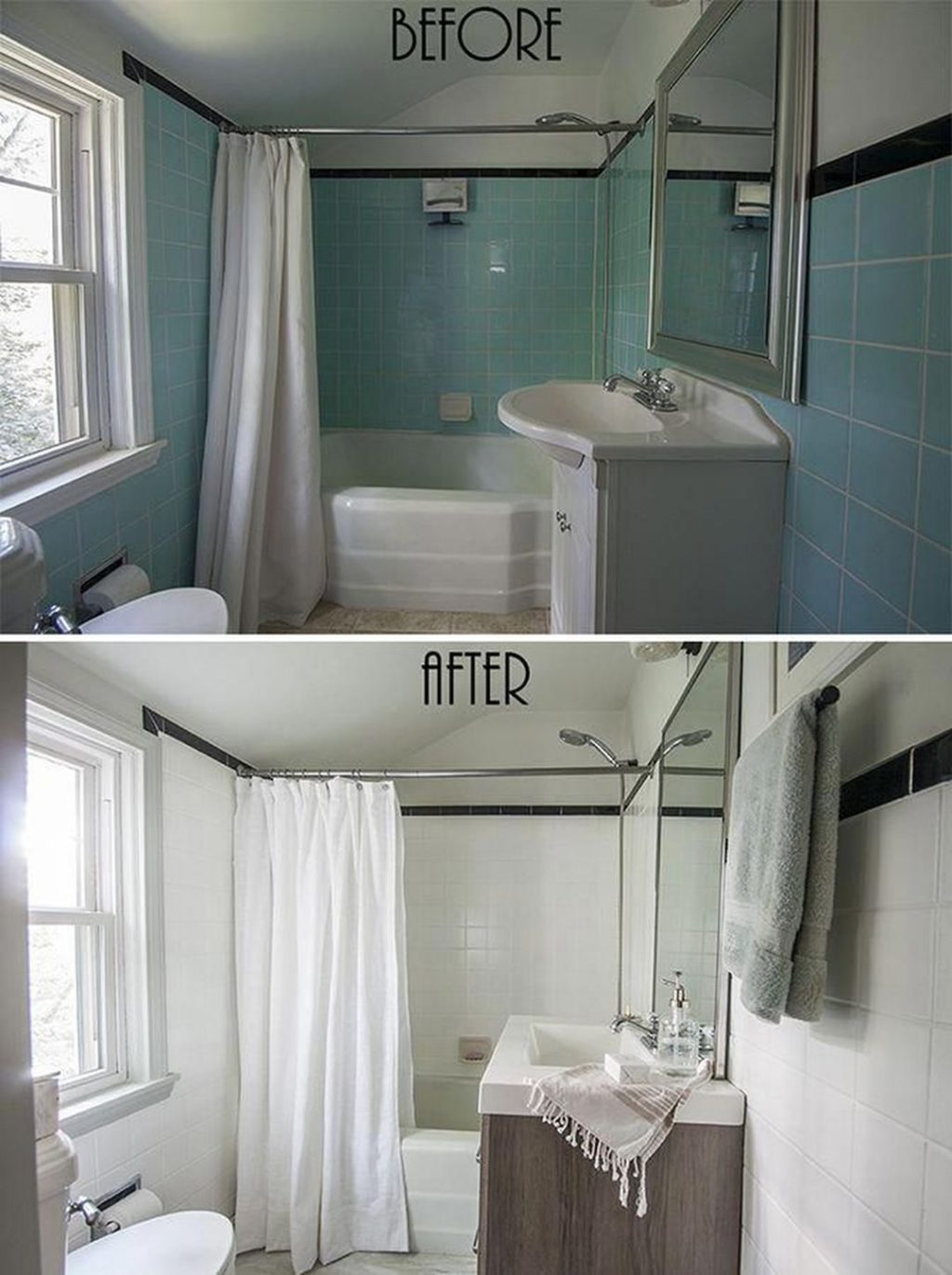 Small Bathroom Before After