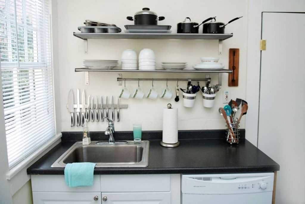 Stainless Kitchen Shelf Ideas