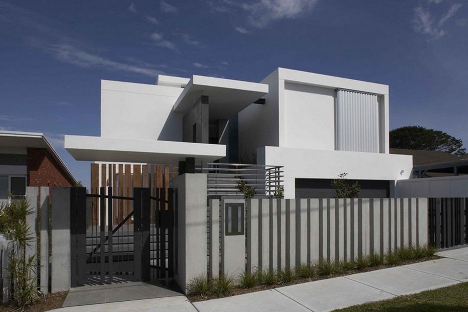 Modern House Fence