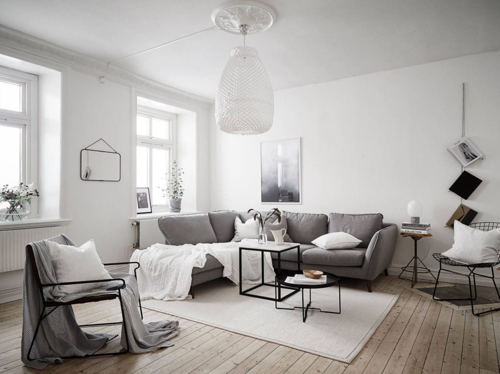 Attractive Scandinavian Living Room Design