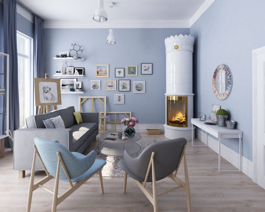 Cozy Scandinavian Living Room Design