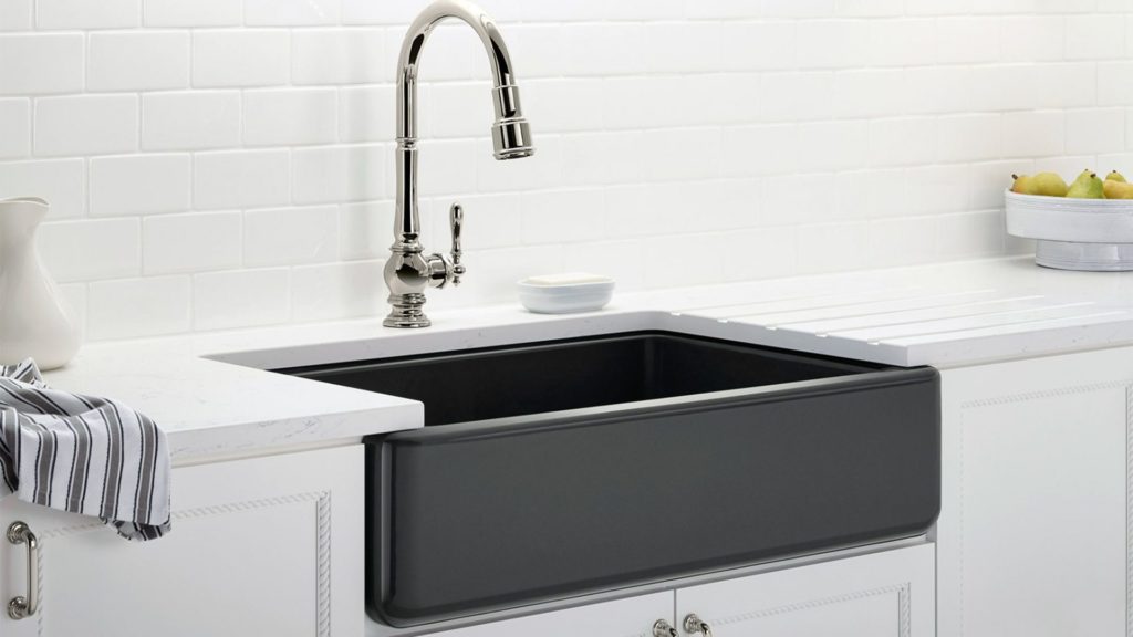 Gray Kitchen Sink Design