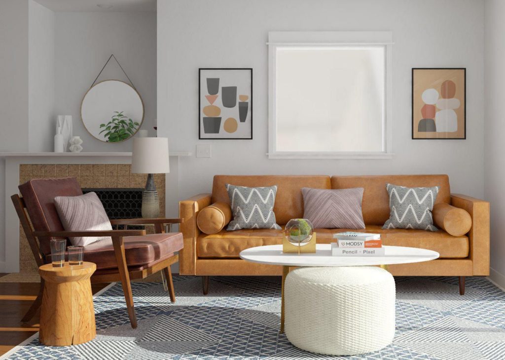 Mid Century Living Room Sofa Ideas