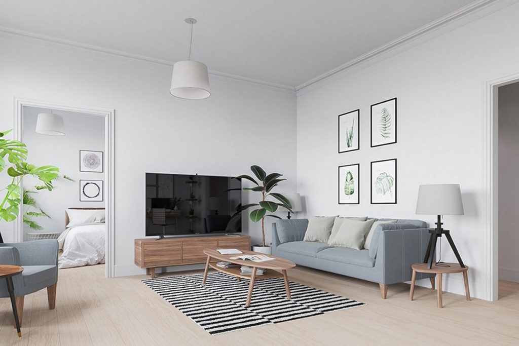 Unique Scandinavian Living Room Design
