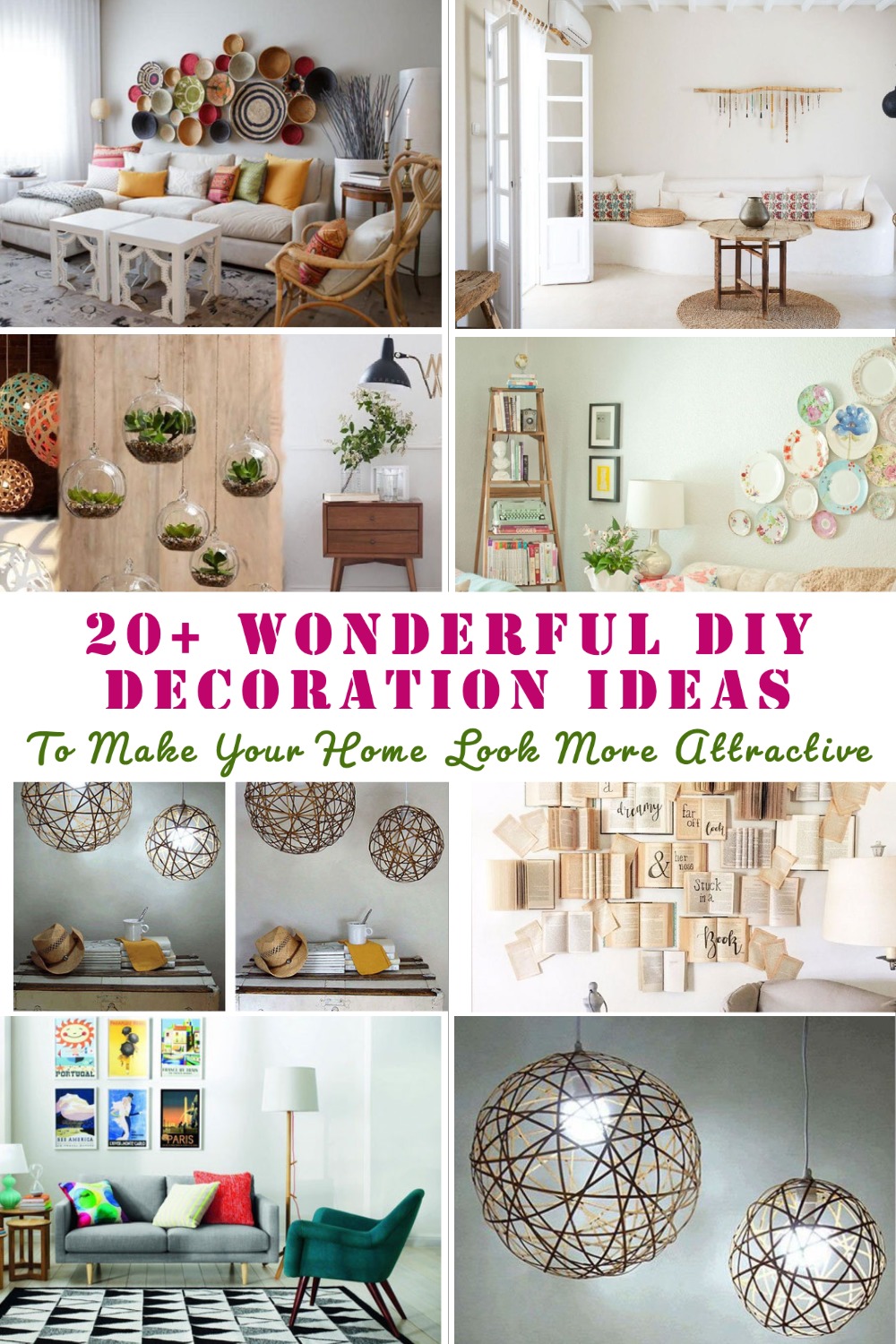 Wonderful DIY Decoration Ideas