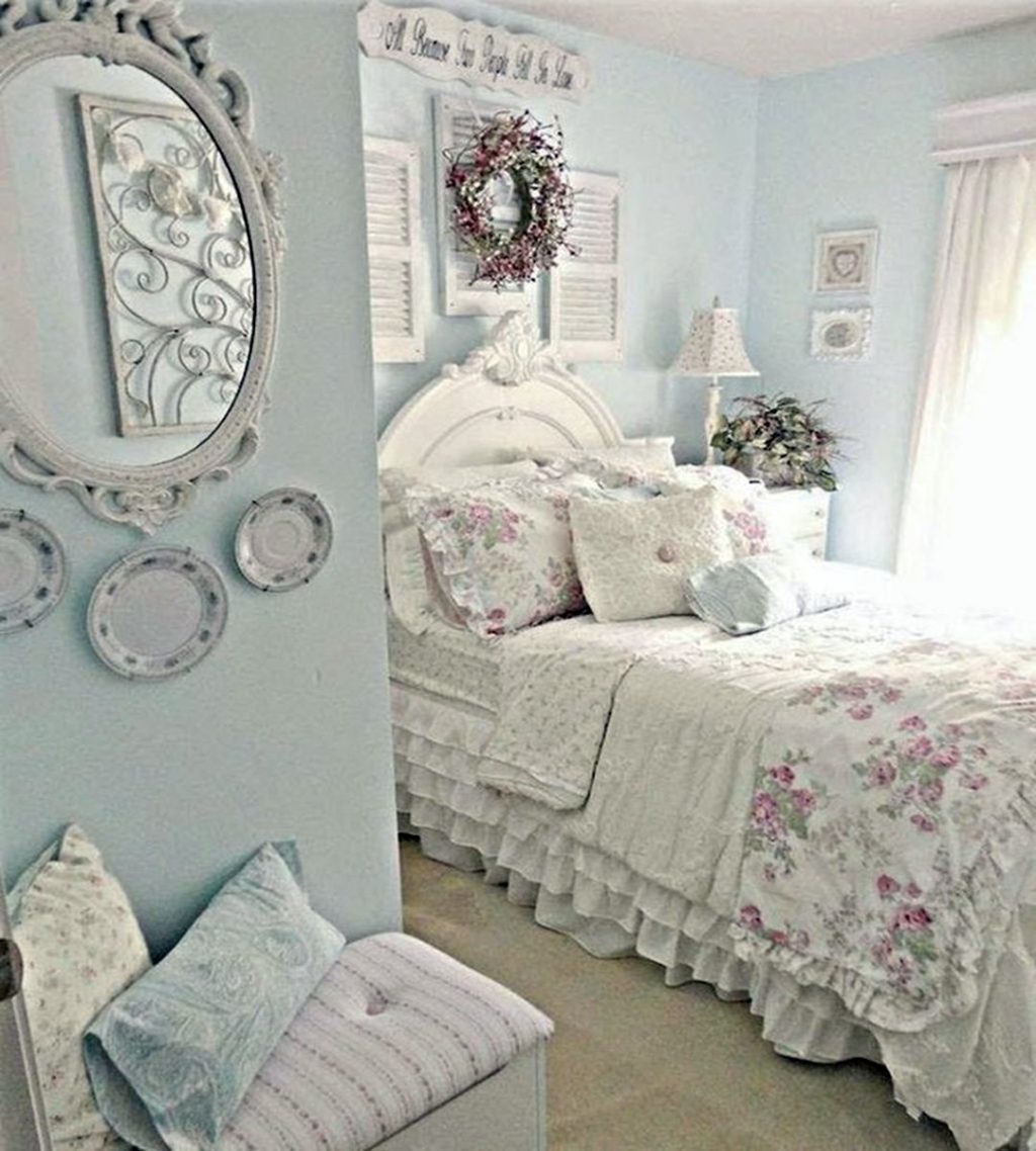 Lovely Shabby Chic Farmhouse Bedding Style on jurnal-doc com