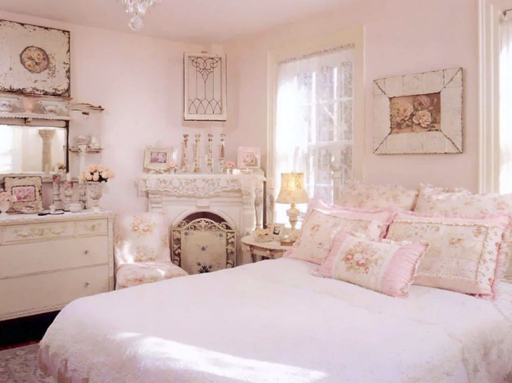 Romantische Shabby Chic Pink Bedroom Ideas on bestesinterieur com