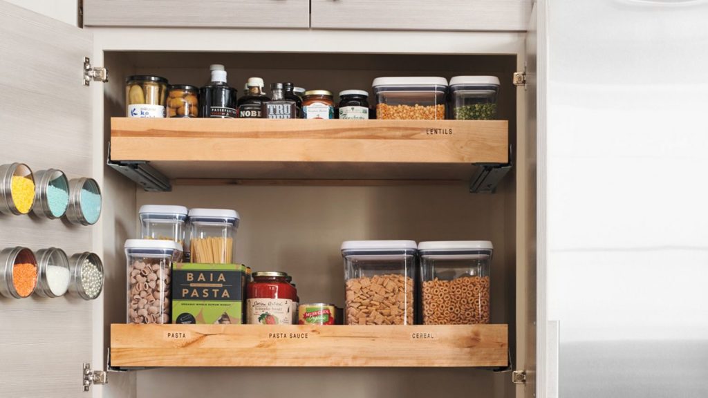 Simple Small Kitchen Storage Design
