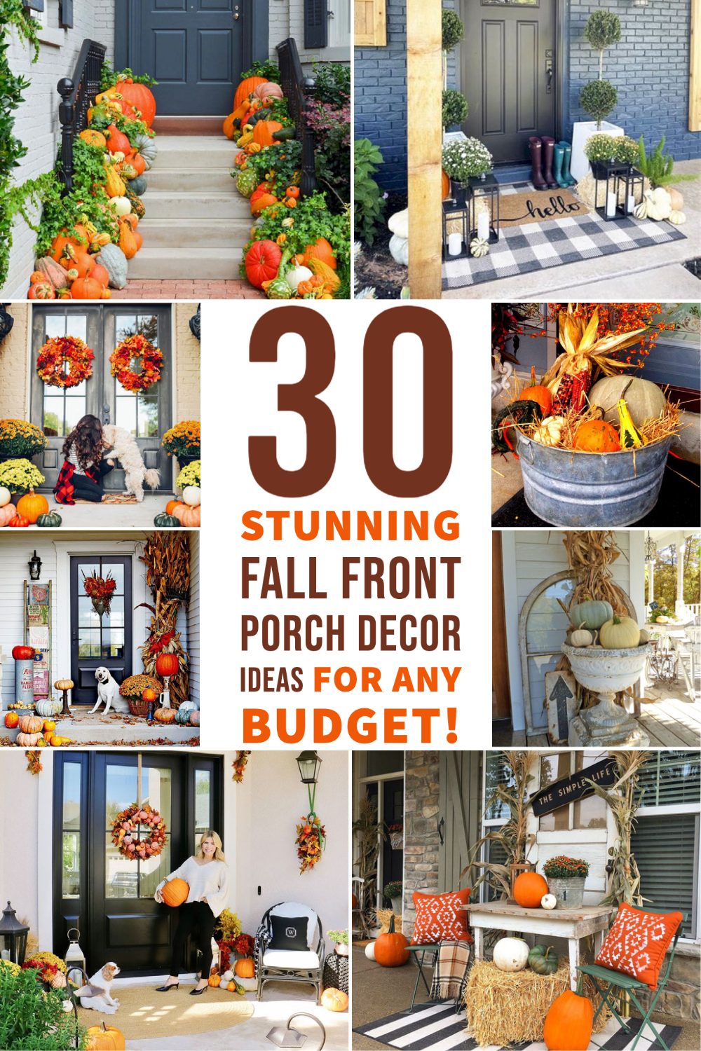 30 Stunning Fall Front Porch Decor Ideas For Any Budget!